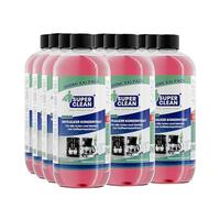 SUPER CLEAN Lot de 12 détartrants universels pour machines à café, bouilloires et douches - 1000 ml - Pour toutes les machines et marques