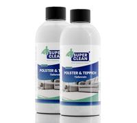 SUPER CLEAN Nettoyant concentré tapis et tissus nettoyage en profondeur adapté aux tapis sièges auto canapés contenu 2 x 500 ml