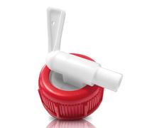 SUPER CLEAN Robinet d'écoulement DIN45 pour bidons - Robinet doseur et aide au remplissage pour détergent - Dosage sans goutte et propre pour bidons de 2 l, 5 l et 10 l