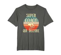 Super coach qui déchire humour entraineur cadeau coach T-Shirt