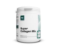 Nutrielement - Super Collagen Mix (Type 1 et 2) - 120 gélules - Synergie collagène hydrolysé - Complément alimentaire Peau, Cheveux, Ongles, Os et Articulations | By Nutrimuscle