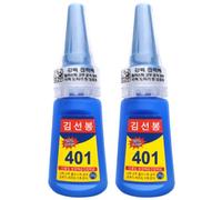 Super colle 401 20ml, 2 pièces, adhésif liquide haute résistance pour ongles, chaussures, métal et plastique, Solution à séchage rapide