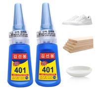 Super colle 401 pour la réparation des ongles et des chaussures - Adhésif liquide haute résistance pour métal, plastique et bijoux (20 ml)