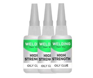 Super Colle Universelle, Colle Huileuse Haute RéSistance, UtiliséE Pour La RéParation Rapide Du MéTal, Du Plastique, Du Bois, Du Verre, Du Jade, Etc,High Resistance Oily Glue. (3PCS)