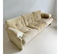 Super Comfort Oversized Modular Sectional Sofa Modern Camel Corduroy Boneless Set Couches for Living Room(210x85x72cm)