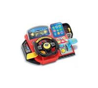 Super Console Turbo Pilote enfant 3-8 ans - Tableau de bord, volant - Courses voiture et Jeux Educatifs - Set