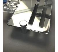 Super Cool Creation Porte-médailles de basket-ball - Miroir argenté