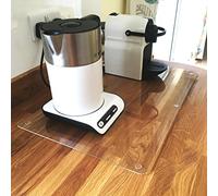 Super Cool Creation Protection de plan de travail rectangulaire, transparent, moyen, épaisseur 3 mm