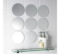 Super Cool Creations Carreaux Miroir et mosaïque Miroir - Lot de 10-4 cm de diamètre