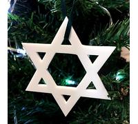 Super Cool Creations Lot de 10 décorations pour Sapin de Noël Motif étoile de David Blanc