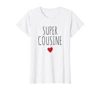 Super Cousine Cœur Meilleure Cousin du Monde Cadeau T-Shirt