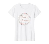 Super Cousine Fleurs Meilleure Cousin du Monde Cadeau T-Shirt