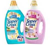 Super Croix - Lot de 2 lessives liquide 42 Lavages - Bora Bora - Japon