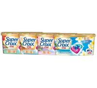 Super Croix - Lot de 4 Pack de 28 Capsules de lessive - Bora Bora - Îles Grenadines - Japon - Maroc