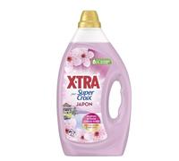 Super Croix par X•Tra -Lessive Liquide - Japon - Fleurs de Cerisier & Thé Vert - Moment Evasion - Experience Sensorielle - Parfum Intense - Longue Durée - Efficace dès 20°C - 42 Lavages
