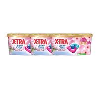Super Croix par X•Tra -Trio-Caps - Japon - Fleurs de Cerisier & Thé Vert - Moment Evasion - Experience Sensorielle - Parfum Intense - Longue Durée - Efficace dès 20°C - 3x28 Lavages - Pack Famille