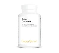Super Curcuma - Haute Absorption (Jusqu'à 29 Fois plus Assimilable) - Breveté (Meriva®) - Contribue à une Bonne Santé du Système immunitaire, du Foie et des Voies Respiratoires - Vegan - Supersmart