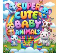 Super Cute Baby Animals Coloring Book for Kids ages 3-7: Over 90 Cute and Friendly Creatures to Color - From Jungle Cubs to Farm Babies
