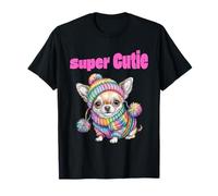 Super Cutie Rainbow Chihuahua Confortable pour l'hiver T-Shirt