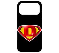 Super D Hero Alphabet Cute Initial Monogram Letter D Logo Coque pour iPhone 17 Pro Max
