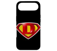Super D Hero Alphabet Cute Initial Monogram Letter D Logo Coque pour iPhone Air