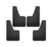 SUPER DAFI Bavettes Accessoires Style Couverture Garde-Boue Avant Arrière Moulés Universels Effet Fiber Carbone Anti-éclaboussures Noir Rouge Splash Guards Voiture(4pcs Black)
