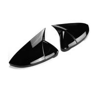 SUPER DAFI Capuchon de Rétroviseur Remplacement pour Golf 7 MK7 MK7.5 R pour GTI 2014-2019 Couvercle Rétroviseur Latéral Capuchon D'aile Garniture Boîtier Porte Extérieure Autocollant(Gloss Black)