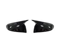 SUPER DAFI Capuchon de Rétroviseur Remplacement pour Highlander 2014-2020 Couvercle Rétroviseur Latéral Capuchon D'aile Autocollant Porte Extérieure Garniture Boîtier(Gloss Black)