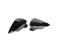 SUPER DAFI Capuchon de Rétroviseur Remplacement pour Seat pour Leon pour Lion 5F III St FR pour Cupra pour Ibiza 6F V KJ1 pour Arona KJ7 Coques Rétroviseurs Remplacement(Gloss Black)