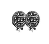 SUPER DAFI Ensemble Eclairage Avant Feu Antibrouillard Universel E9 LED Forme Ronde Jaune Et Blanc DRL 12V 24V Pour Tracteur 4x4 Voiture Tout-terrain 9 Pouces Projecteur(2PCs 7inch Welcome)