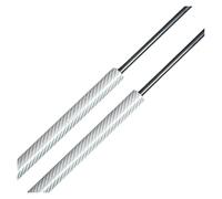 SUPER DAFI Ressorts À Gaz Hayon Lot De 2 Vérins Coffre avec Ressorts À Gaz pour Leon pour MK4 pour KL1 pour KL8 2021 2022 2023 2024 2025 Hayon Arrière Verins Coffre(Silver Carbon Fiber)