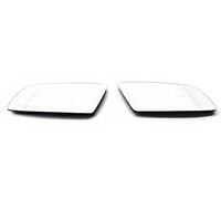 SUPER DAFI Verre Rétroviseur Lot De 2 Rétroviseurs Chauffants Latéraux pour Série 5 E60 520d 520i 523li 525li 530li 2004-2007 51167065081 51167065082 Verre De Miroir(2PCS White)