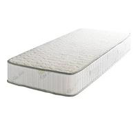 Super Deluxe Matelas 120x190 Ferme Mousse Poli Lattex Indéformable - Face Laine Merinos 100% -Tissu à l'Aloé Vera - 23 cm King of Dreams