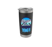 Super depuis octobre 1961 65e anniversaire inscription 65 ans Gobelet isotherme en acier inoxydable double paroi