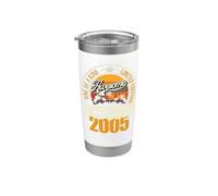 Super depuis octobre 2005 21e anniversaire dicton 21 ans Gobelet isotherme en acier inoxydable double paroi
