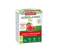 Super Diet Complément alimentaire Acérola 1000 Bio – Vitamine C – 24 comprimés