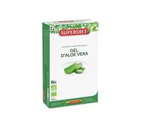 Superdiet - Gel d'Aloé Véra Bio - 20 ampoules de 10 ml