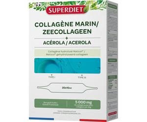 Super Diet Collagène Marin 5g + Acérola Ampoules 20x10ml