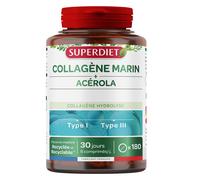 Super Diet Complément alimentaire Collagène marin + Vitamine C 180 comprimés