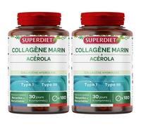 SUPER DIET Collagène marin Vitamine C - 10% avec le code: 926CE Comprimé(S) 2x180 pc(s)