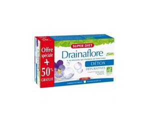 Super Diet Drainaflore Bio 20 ampoules + 10 ampoules offertes