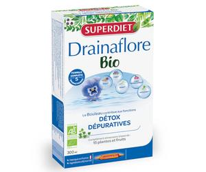 Super Diet Drainaflore Bio Ampoule(S) Buvable(S) 20x15 ml