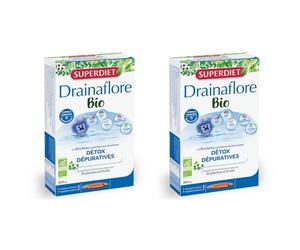 Super Diet Drainaflore Bio Ampoule(S) Buvable(S) 2x20x15 ml