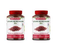 SUPER DIET Levure riz rouge Bio - 10% avec le code: 926CE Set(S) 2x120 pc(s)