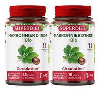 SUPER DIET Marronnier d'inde Bio Circulation - 10% avec le code: 926CE Capsule(S) 2x45 pc(s)