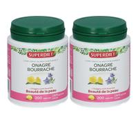 Super Diet Onagre - Bourrache 10% avec le code: 926CE Capsule(S) Douce(S) 2x200 pc(s)