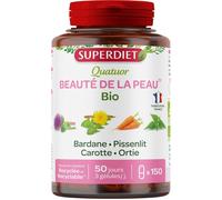 SUPER DIET Quatuor Bio Beauté de la peau Gélules - 10% avec le code: 926CE Capsule(S) 150 pc(s)