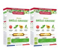 SUPER DIET Quatuor Bio Brûle - Graisse Ampoule 10% avec le code: 926CE Ampoule(S) Buvable(S) 2x20 pc(s)