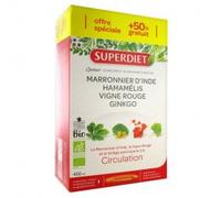 Superdiet Quatuor Circulation 30 ampoules