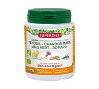 Superdiet Quatuor Bien-Être Digestif Bio 150 gélules